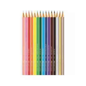 Lápis de Cor 12 Cores e 3 Lápis Cores Metálicas Faber Castell - 15 Unidades