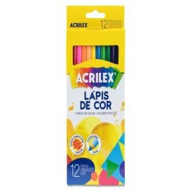 Lápis De Cor 12 Unidades Acrilex - 09692