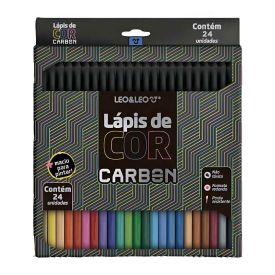 Lápis de Cor Carbon Line Leo&Leo 24 Cores - 4431