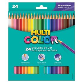 Lápis De Cor Com 24 Cores Multicolor - 11.2400N