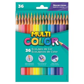 Lápis De Cor Com 36 Cores Multicolor  - 11.3600N