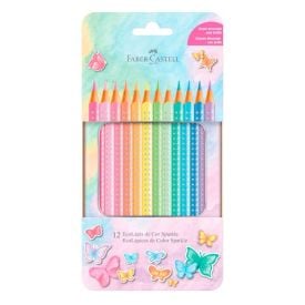 Lápis de Cor Sparkle Pastel Lata 12 Cores - 116156