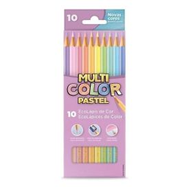 Lápis de Cor Tons Pasteis Multicolor 10 Cores - 111000NP