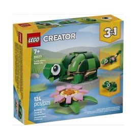 Lego Creator 3 em 1 Tartaruga com Uma Flor Lírio-D'água - 31377