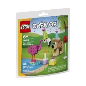 Lego Festa de Anivers&aacute;rio de Animais - 64 Pe&ccedil;as