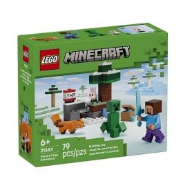 Lego Minecraft Aventura do Steve Na Taiga - 21583 