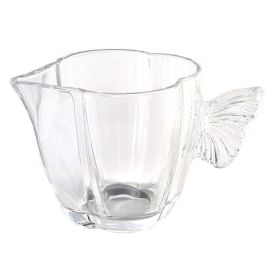 Leiteira Vidro Butterfly Wolff 230Ml - Transparente