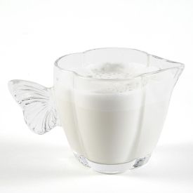 Leiteira Vidro Butterfly Wolff 230Ml - Transparente