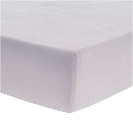 Lençol Avulso Casal com Elástico Plush Havan Casa - Cinza Lunar