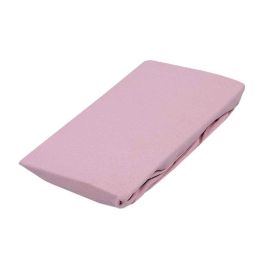 Lençol Avulso Com Elástico Para Berço Malha Yoyo Baby - Rosa Rose
