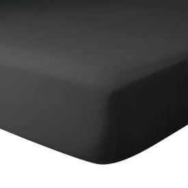 Lençol Avulso King Buona Fortuna - Preto Novo Liso