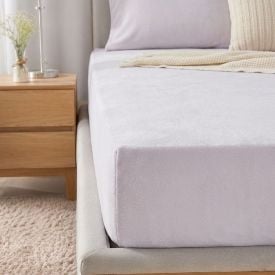 Lençol Avulso King com Elástico Plush Havan Casa - Cinza Lunar 