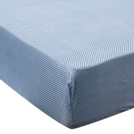 Lençol Avulso Queen com Elástico Estampado Napoli Havan Casa - Charme Azul