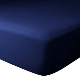 Lençol Avulso Queen Liso Paris Solecasa 1 Pç - Azul Profundo