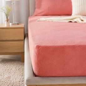 Lençol Avulso Queen com Elástico Plush Havan Casa - Argila
