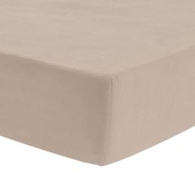 Lençol Avulso Queen com Elástico Plush Havan Casa - Bege