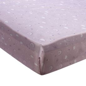 Lençol Avulso Solteiro Microfibra Havan Kids 1 Pç - Unicorn Happy Lilas