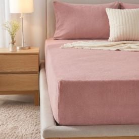Lençol Solteiro Avulso com Elástico Plush Havan Casa - Rosa Poema 