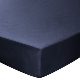 Lençol Casal Microfibra Liso Havan Casa - Azul Marinho 