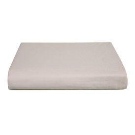 Len&ccedil;ol Solteiro com El&aacute;stico 100% Algod&atilde;o Buona Fortuna - Cru