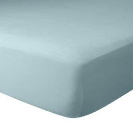 Lençol com Elástico Solteiro de Malha Paris - Verde Topazio