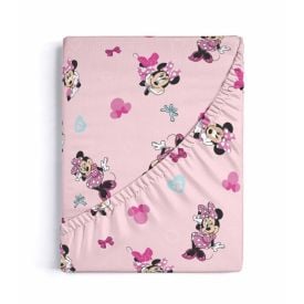 Lençol Infantil Solteiro com Elástico Disney by Hedrons - Minnie Fresh Rotativo