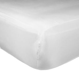 Lençol Queen 100% Algodão Percal Buona Fortuna - Branco