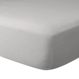 Lençol Queen 100% Algodão Percal Buona Fortuna - Cinza Prata