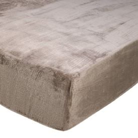 Lençol Queen com Elástico Avulso Plush Slip Havan Casa - Taupe