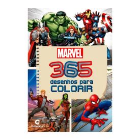Livro 365 Desenhos Para Colorir Marvel - Culturama