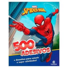 Livro 500 Adesivos Marvel Homem-Aranha Culturama - 020090301