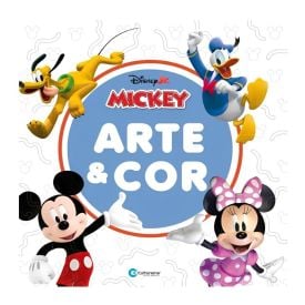 Livro Arte e Cor Mickey e Minnie Disney
