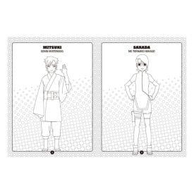 Livro Boruto com Giz de Cera Ciranda Cultural - Para colorir