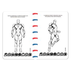Livro com Disco para Ler e Colorir Marvel Culturama