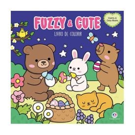 Livro Comfy Cozy Fuzzy And Cute Ciranda Cultural - Para Colorir