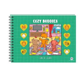 Livro De Colorir Cozy Buddies Ciranda Cultural - Verde
