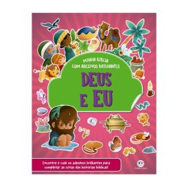 Livro Deus e Eu - Bíblia com Adesivos Brilhantes Ciranda Cultural