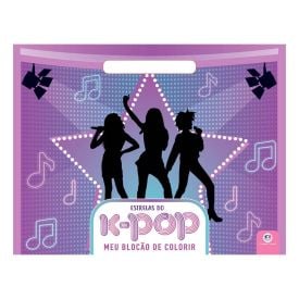 Livro Estrelas do K-Pop Meu Blocão de Colorir