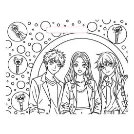 Livro Estrelas do K-Pop Meu Blocão de Colorir