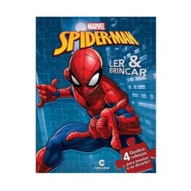 Livro Ler E Brincar Homem-Aranha Marvel - Culturama