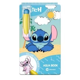 Livro Aqua Book Stitch Disney Culturama - Colore com água