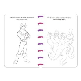 Livro para Ler e Colorir com Disco Disney Princesas Culturama