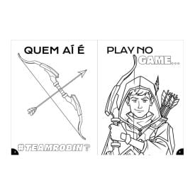 Livro Robin Hood Gamer Desafio das Cores Ciranda Cultural