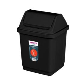 Lixeira Basculante Casablanca 5 Litros Sanremo - Preto 