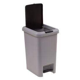 Lixeira Plástica com Pedal Havan Casa 10 Litros - Cinza