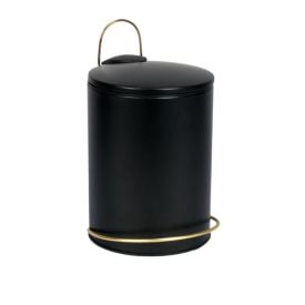 Lixeira Com Pedal Montreal Havan Casa 3 Litros - Preto 
