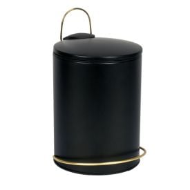 Lixeira Com Pedal Montreal Havan Casa 5 Litros - Preto 