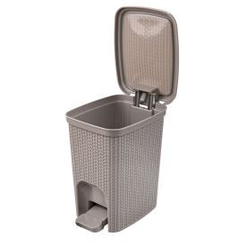 Lixeira Com Pedal Plasútil Trama 7 Litros - Fendi