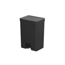 Lixeira Com Pedal Trium Ou 30 Litros - Preto
