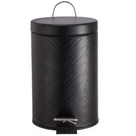 Lixeira Com Pedal Vintage Havan Casa 5 Litros - Preto